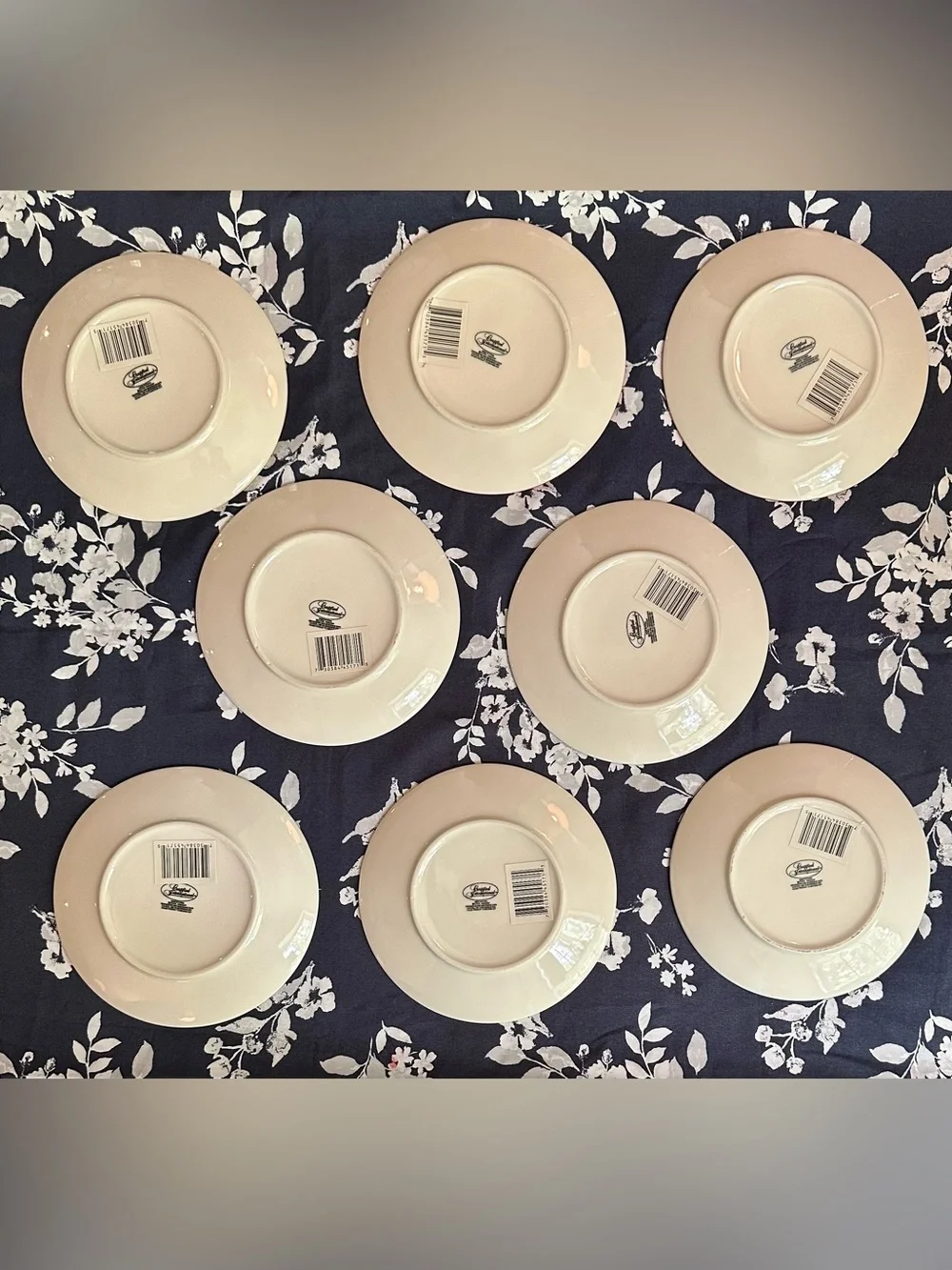 Certified International • set of 8 small plates • ceramic